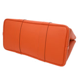 HERMES エルメス ガーデンパーティ PM オレンジ D刻印(2019年頃) レディース ヴォーエプソン ハンドバッグ ABランク 中古 銀蔵
