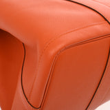 HERMES エルメス ガーデンパーティ PM オレンジ D刻印(2019年頃) レディース ヴォーエプソン ハンドバッグ ABランク 中古 銀蔵