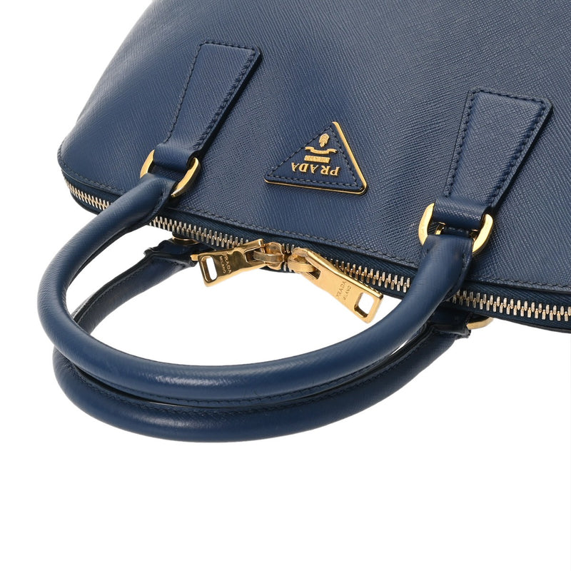 PRADA プラダ 2WAY バッグ ブルー BL0836 レディース サフィアーノ 2WAYバッグ Bランク 中古 銀蔵