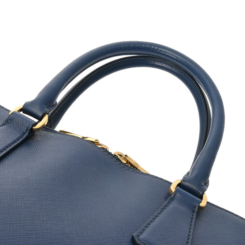 PRADA プラダ 2WAY バッグ ブルー BL0836 レディース サフィアーノ 2WAYバッグ Bランク 中古 銀蔵