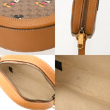 GUCCI グッチ ミッキーコラボ ブラウン 603938 レディース PVC カーフ ショルダーバッグ Aランク 中古 銀蔵