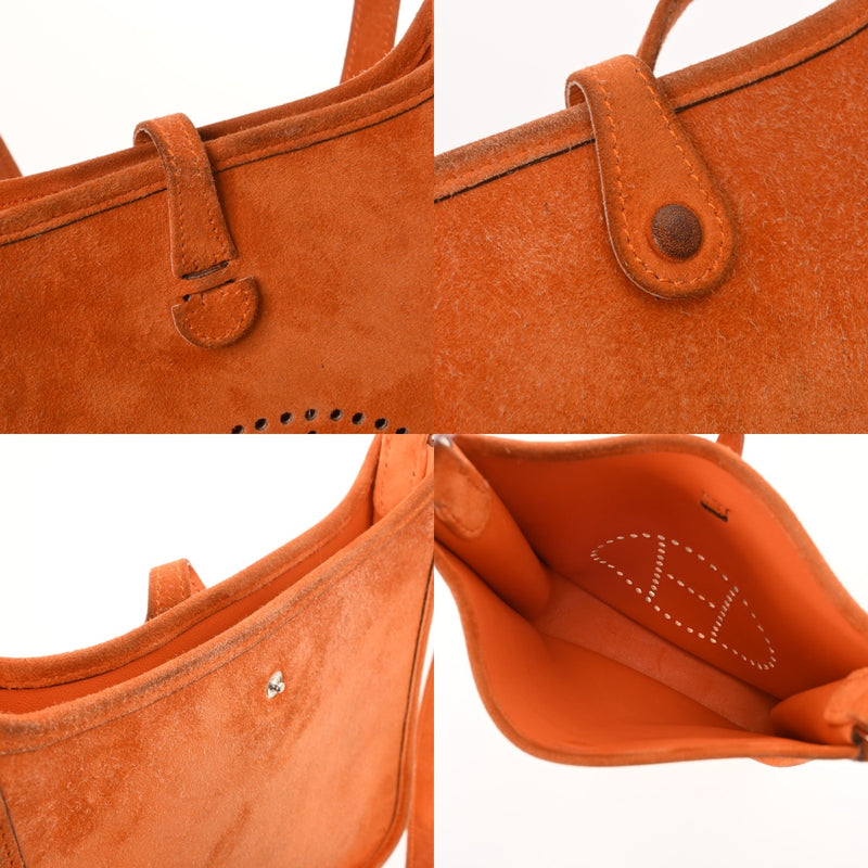 HERMES エルメス エブリン TPM オレンジ □H刻印(2004年頃) レディース ドブリス ショルダーバッグ Bランク 中古 銀蔵