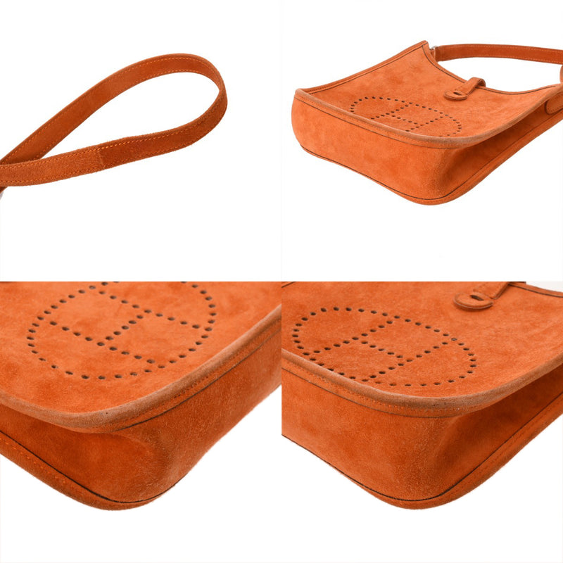 HERMES エルメス エブリン TPM オレンジ □H刻印(2004年頃) レディース ドブリス ショルダーバッグ Bランク 中古 銀蔵