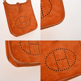 HERMES エルメス エブリン TPM オレンジ □H刻印(2004年頃) レディース ドブリス ショルダーバッグ Bランク 中古 銀蔵