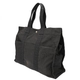 HERMES エルメス エールライン GM 旧型 グレー ユニセックス キャンバス トートバッグ Bランク 中古 銀蔵