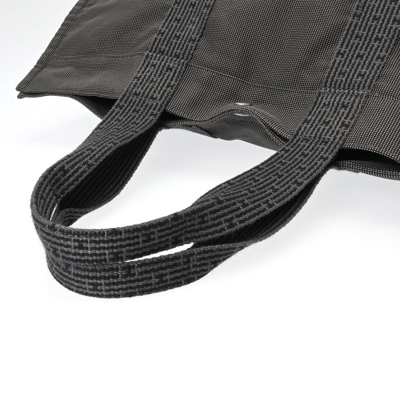 HERMES エルメス エールライン GM 旧型 グレー ユニセックス キャンバス トートバッグ Bランク 中古 銀蔵