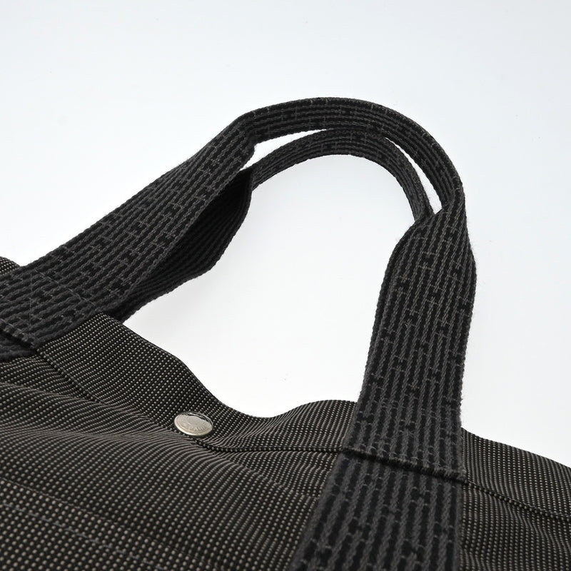 HERMES エルメス エールライン GM 旧型 グレー ユニセックス キャンバス トートバッグ Bランク 中古 銀蔵