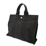 HERMES エルメス エールライン トート PM 旧型 グレー ユニセックス キャンバス トートバッグ Bランク 中古 銀蔵