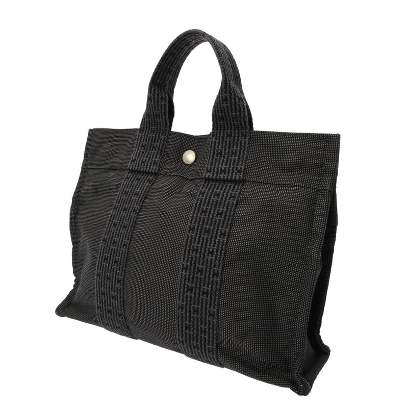 HERMES エルメス エールライン トート PM 旧型 グレー ユニセックス キャンバス トートバッグ Bランク 中古 銀蔵