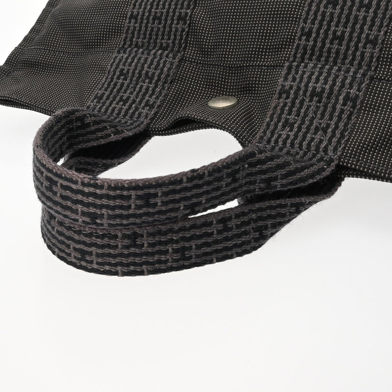 HERMES エルメス エールライン トート PM 旧型 グレー ユニセックス キャンバス トートバッグ Bランク 中古 銀蔵