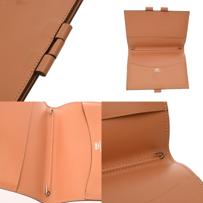 HERMES エルメス アジェンダ ベージュ □B刻印(1998年頃) ユニセックス ヴォースイフト 手帳カバー Bランク 中古 銀蔵