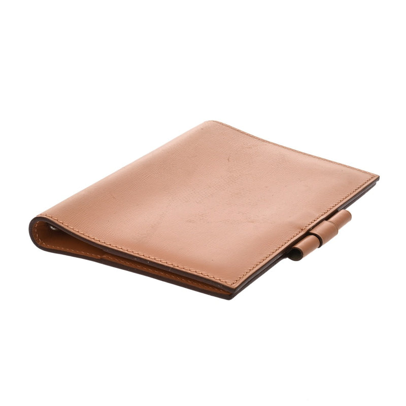 HERMES エルメス アジェンダ ベージュ □B刻印(1998年頃) ユニセックス ヴォースイフト 手帳カバー Bランク 中古 銀蔵