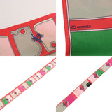 HERMES エルメス ツイリー CAMAILS マルチカラー レディース シルク100％ スカーフ Bランク 中古 銀蔵