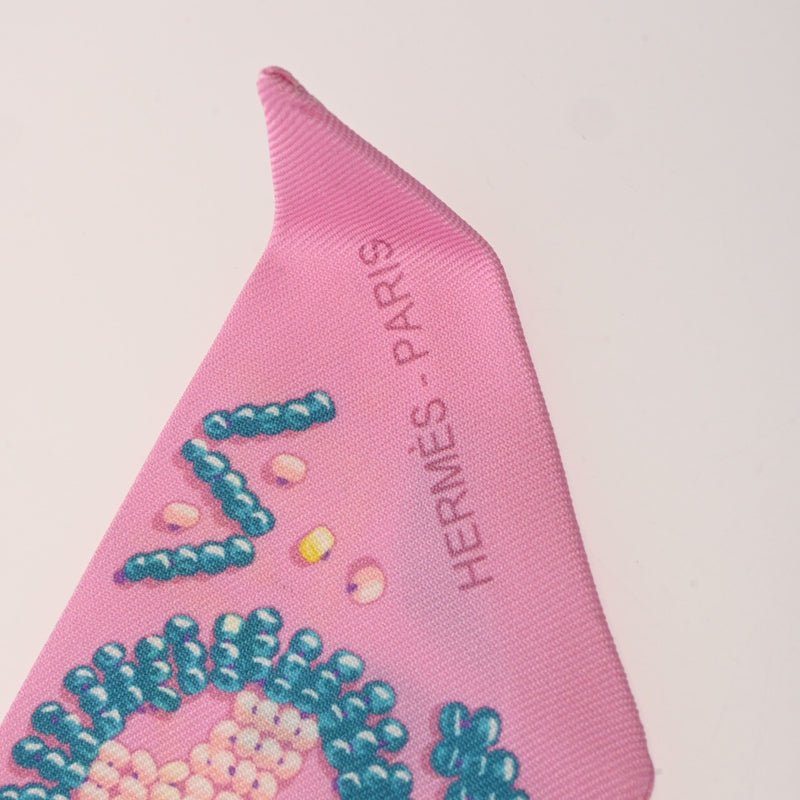 HERMES エルメス ツイリー KELLY EN PERLES マルチカラー レディース シルク100％ スカーフ ABランク 中古 銀蔵