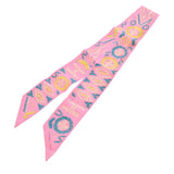 HERMES エルメス ツイリー KELLY EN PERLES マルチカラー レディース シルク100％ スカーフ ABランク 中古 銀蔵