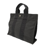 HERMES エルメス エールライン PM 旧型 グレー ユニセックス キャンバス トートバッグ ABランク 中古 銀蔵