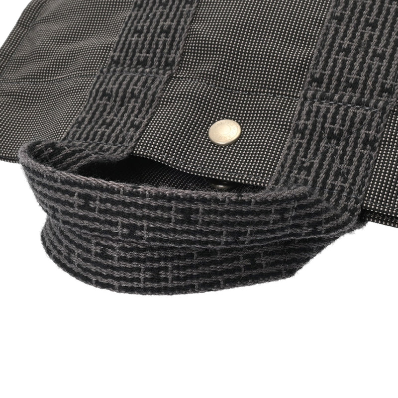 HERMES エルメス エールライン PM 旧型 グレー ユニセックス キャンバス トートバッグ ABランク 中古 銀蔵