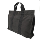 HERMES エルメス エールライン トート MM 旧型 グレー ユニセックス キャンバス トートバッグ ABランク 中古 銀蔵