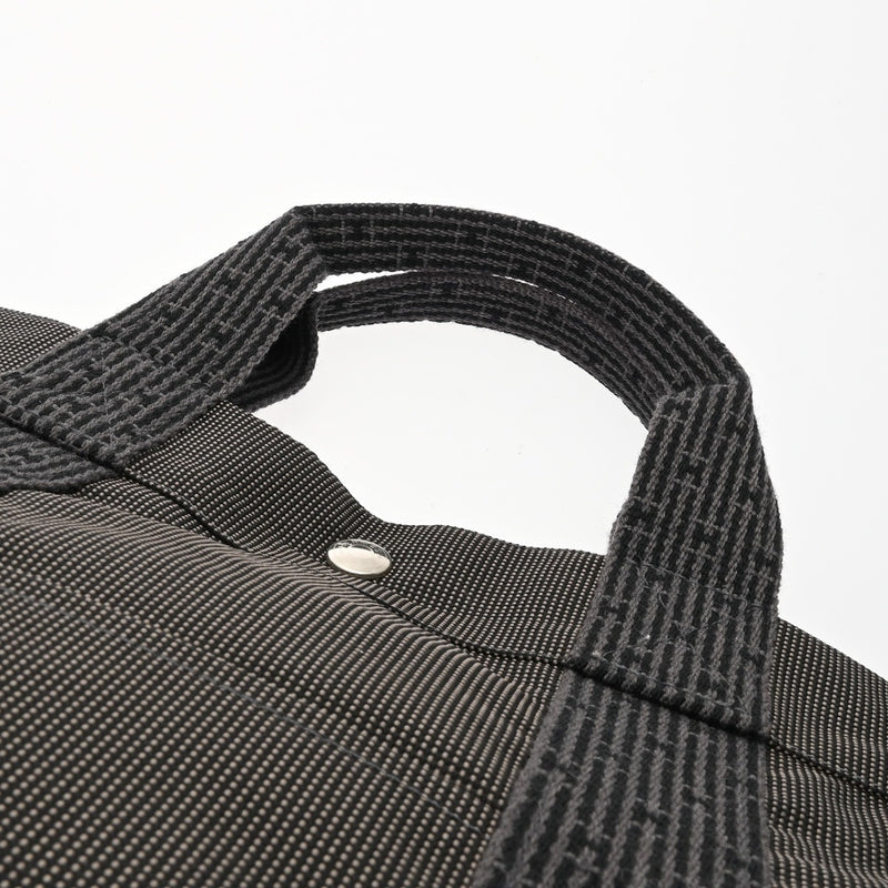 HERMES エルメス エールライン トート MM 旧型 グレー ユニセックス キャンバス トートバッグ ABランク 中古 銀蔵