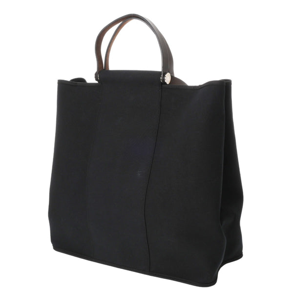 HERMES エルメス カバックエラン PM ブラック □L刻印(2008年頃) ユニセックス トワルオフィシェ/レザー 2WAYバッグ ABランク 中古 銀蔵