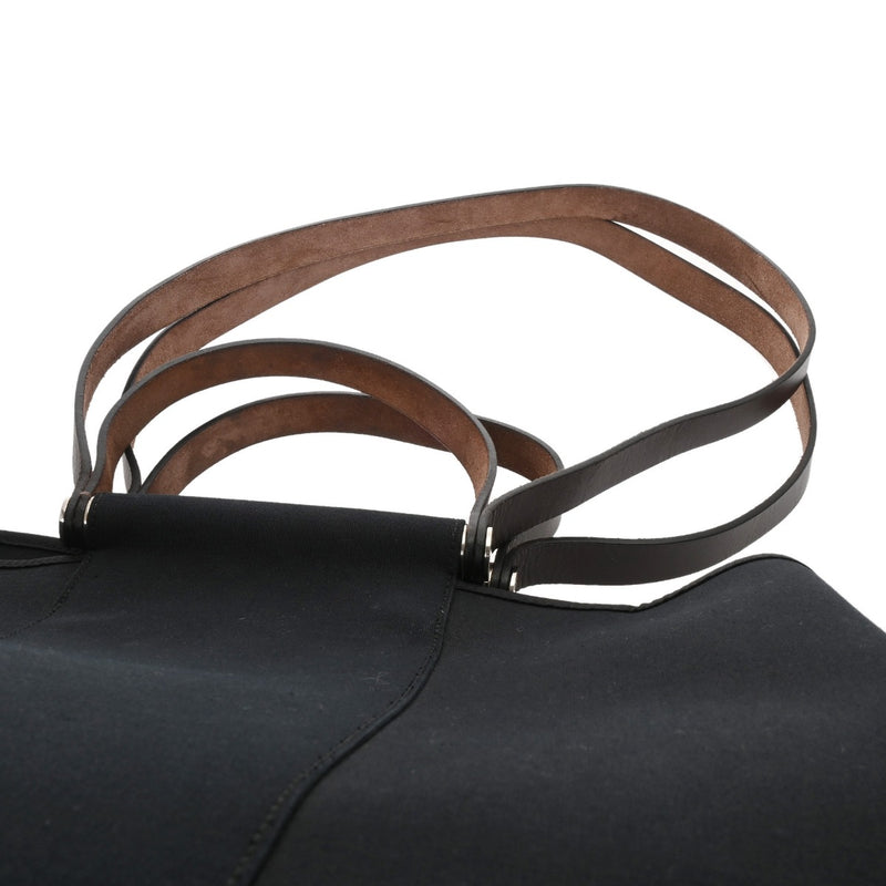 HERMES エルメス カバックエラン PM ブラック □L刻印(2008年頃) ユニセックス トワルオフィシェ/レザー 2WAYバッグ ABランク 中古 銀蔵