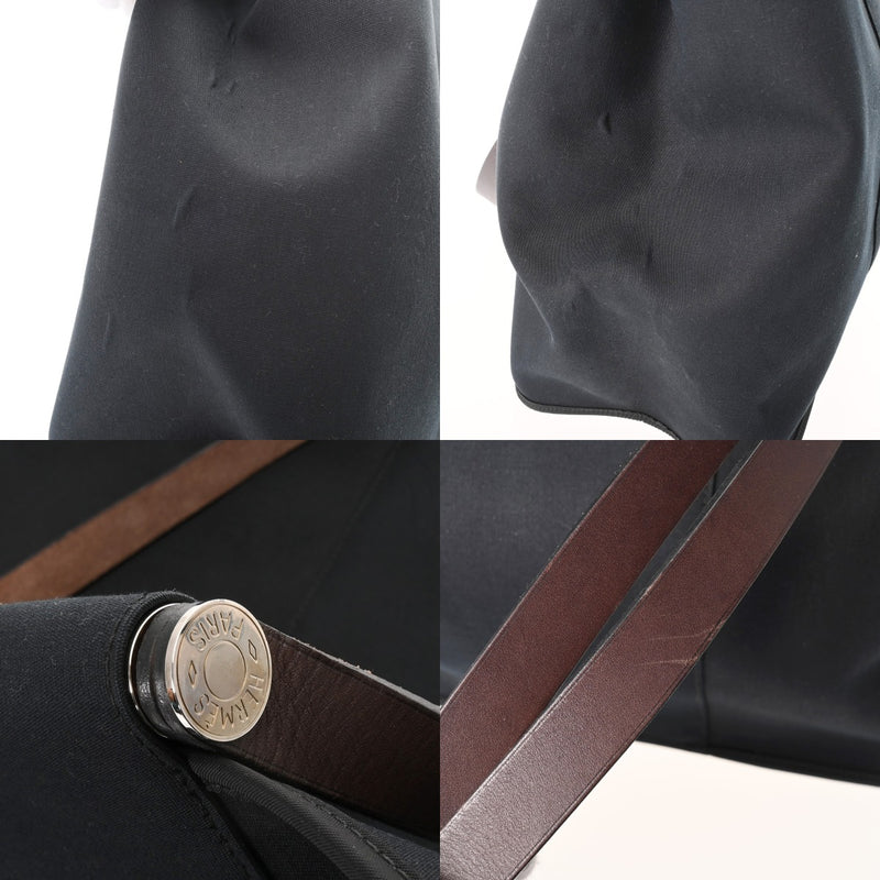 HERMES エルメス カバックエラン PM ブラック □L刻印(2008年頃) ユニセックス トワルオフィシェ/レザー 2WAYバッグ ABランク 中古 銀蔵