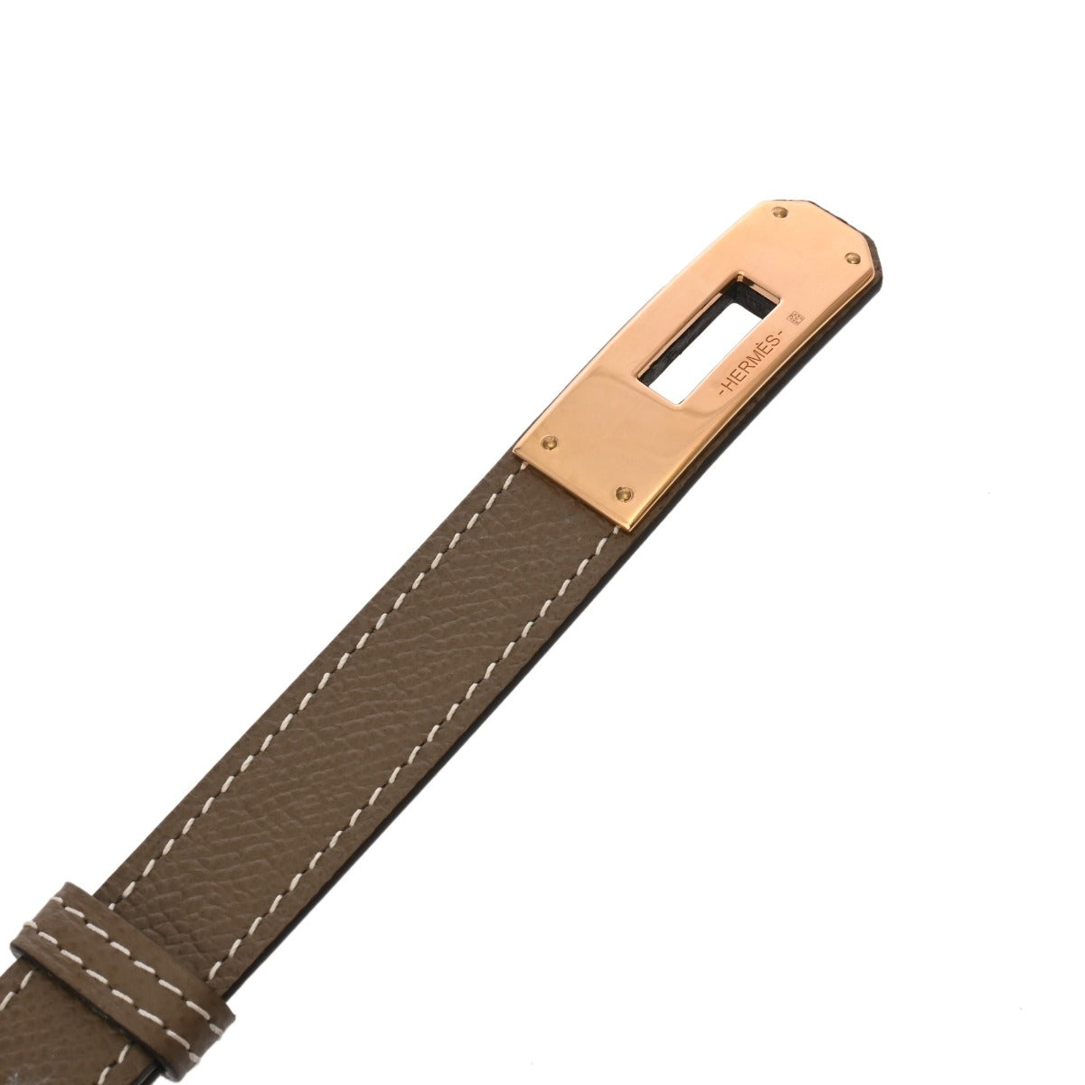 HERMES エルメス ケリー ベルト エトゥープ/ゴールド W刻印(2024年頃 HERMES エルメス ケリー ベルト エトゥープ/ゴールド W刻印(2024年頃