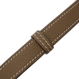 HERMES エルメス ケリー ベルト エトゥープ/ゴールド W刻印(2024年頃) レディース ヴォーエプソン ベルト Aランク 中古 銀蔵