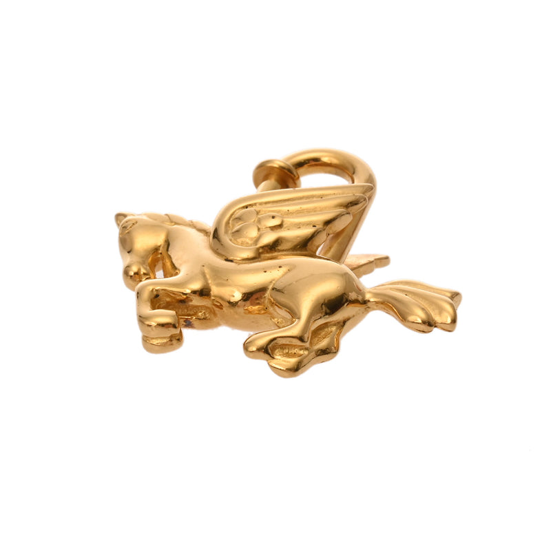 HERMES エルメス カデナ ペガサス ゴールド ユニセックス GP チャーム Aランク 中古 銀蔵