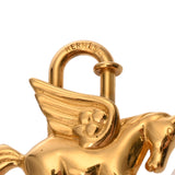 HERMES エルメス カデナ ペガサス ゴールド ユニセックス GP チャーム Aランク 中古 銀蔵