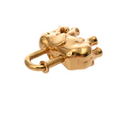 HERMES エルメス 象 ゴールド ユニセックス GP チャーム Aランク 中古 銀蔵