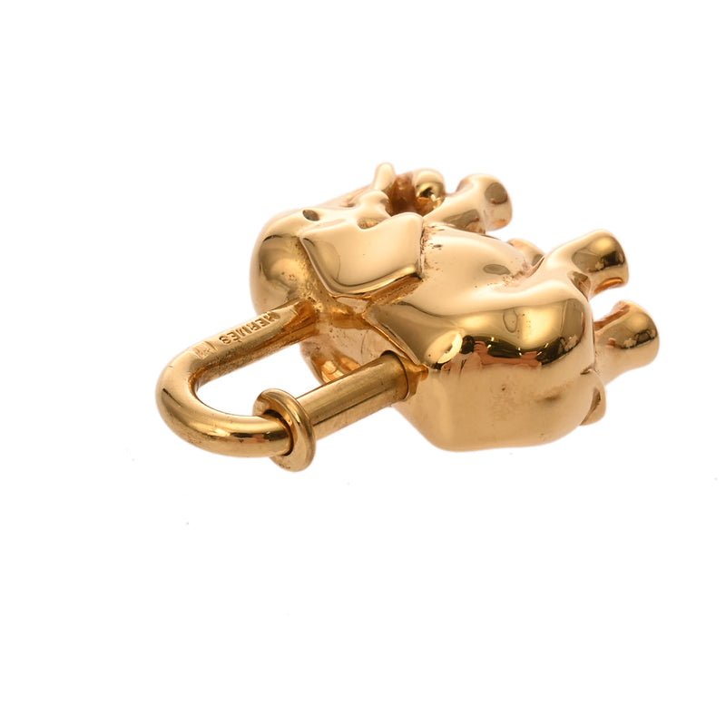 HERMES エルメス 象 ゴールド ユニセックス GP チャーム Aランク 中古 銀蔵