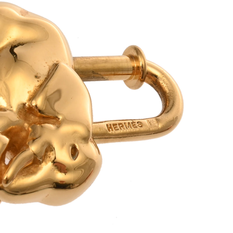 HERMES エルメス 象 ゴールド ユニセックス GP チャーム Aランク 中古 銀蔵