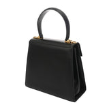 SALVATORE FERRAGAMO フェラガモ ガンチーニ ケリー型 2WAY ブラック AQ-212193 レディース レザー ハンドバッグ Aランク 中古 銀蔵