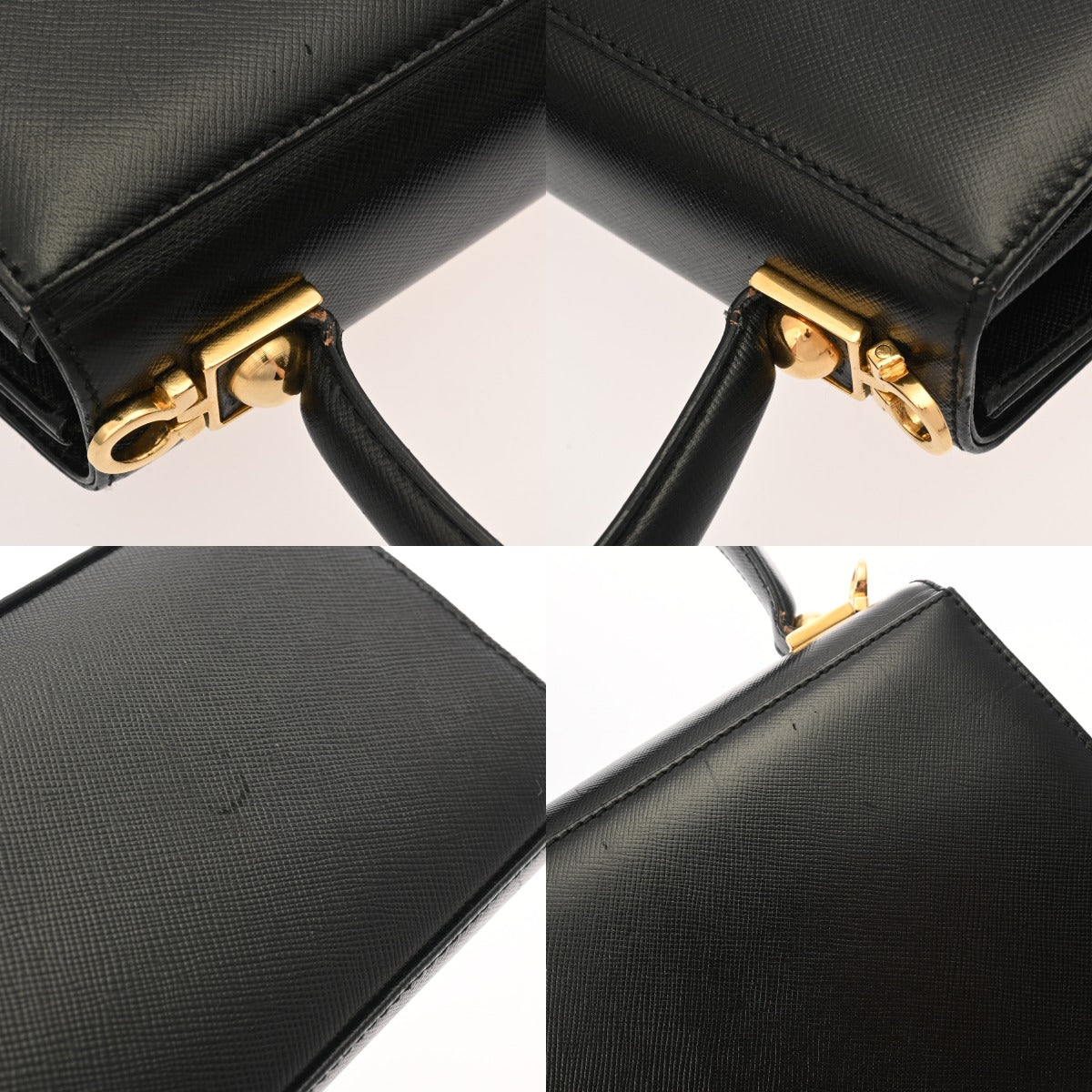 としあきページ SALVATORE FERRAGAMO フェラガモ ガンチーニ ケリー型 2WAY ブラック