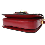 GUCCI グッチ ホースビット 1955 ベージュ/レッド 602204 レディース GGスプリームキャンバス レザー ショルダーバッグ Aランク 中古 銀蔵