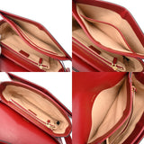 GUCCI グッチ ホースビット 1955 ベージュ/レッド 602204 レディース GGスプリームキャンバス レザー ショルダーバッグ Aランク 中古 銀蔵