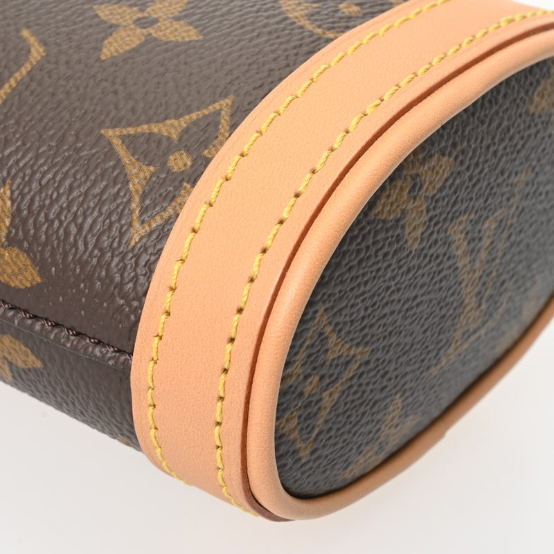 LOUIS VUITTON ルイヴィトン モノグラム フォールドミー ポーチ ブラウン M80874 レディース モノグラムキャンバス ポーチ Aランク 中古 銀蔵