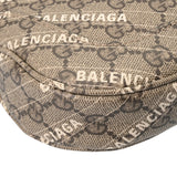 GUCCI グッチ GGスプリーム ザハッカープロジェクト ジャッキー 1961 バレンシアガコラボ ベージュ 636706 レディース GGスプリームキャンバス ショルダーバッグ Aランク 中古 銀蔵