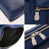 LOUIS VUITTON ルイヴィトン タイガラマ アウトドアメッセンジャー PM コバルト M30242 メンズ モノグラムキャンバス/レザー ショルダーバッグ Aランク 中古 銀蔵