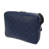 LOUIS VUITTON ルイヴィトン タイガラマ アウトドアメッセンジャー PM コバルト M30242 メンズ モノグラムキャンバス/レザー ショルダーバッグ Aランク 中古 銀蔵
