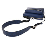 LOUIS VUITTON ルイヴィトン タイガラマ アウトドアメッセンジャー PM コバルト M30242 メンズ モノグラムキャンバス/レザー ショルダーバッグ Aランク 中古 銀蔵