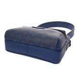 LOUIS VUITTON ルイヴィトン タイガラマ アウトドアメッセンジャー PM コバルト M30242 メンズ モノグラムキャンバス/レザー ショルダーバッグ Aランク 中古 銀蔵