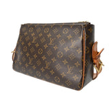 LOUIS VUITTON ルイヴィトン モノグラム ヴィバシテ GM ブラウン M51163 レディース モノグラムキャンバス ショルダーバッグ Bランク 中古 銀蔵