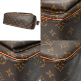 LOUIS VUITTON ルイヴィトン モノグラム ヴィバシテ GM ブラウン M51163 レディース モノグラムキャンバス ショルダーバッグ Bランク 中古 銀蔵