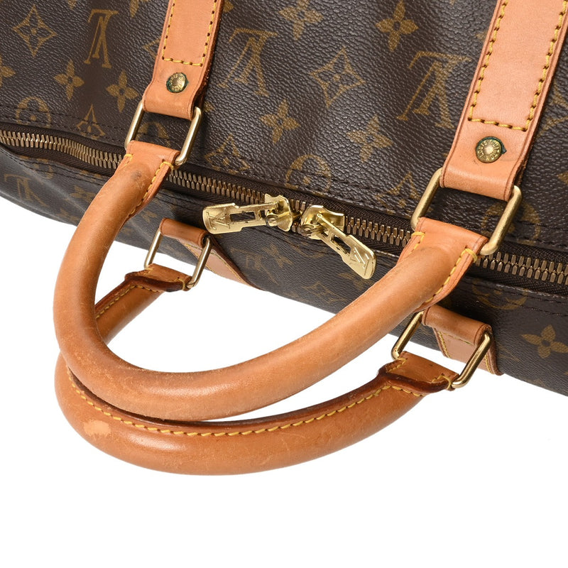 LOUIS VUITTON ルイヴィトン モノグラム キーポル 50 ブラウン M41426 ユニセックス モノグラムキャンバス ボストンバッグ Bランク 中古 銀蔵