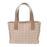 CHANEL シャネル ニュートラベルライン トート PM ベージュ A20457 レディース ナイロン ハンドバッグ Bランク 中古 銀蔵