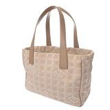 CHANEL シャネル ニュートラベルライン トート PM ベージュ A20457 レディース ナイロン ハンドバッグ Bランク 中古 銀蔵