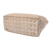 CHANEL シャネル ニュートラベルライン トート PM ベージュ A20457 レディース ナイロン ハンドバッグ Bランク 中古 銀蔵