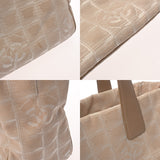 CHANEL シャネル ニュートラベルライン トート PM ベージュ A20457 レディース ナイロン ハンドバッグ Bランク 中古 銀蔵